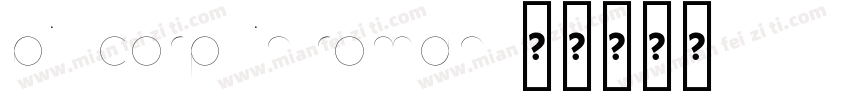 bill corp lin roman字体转换